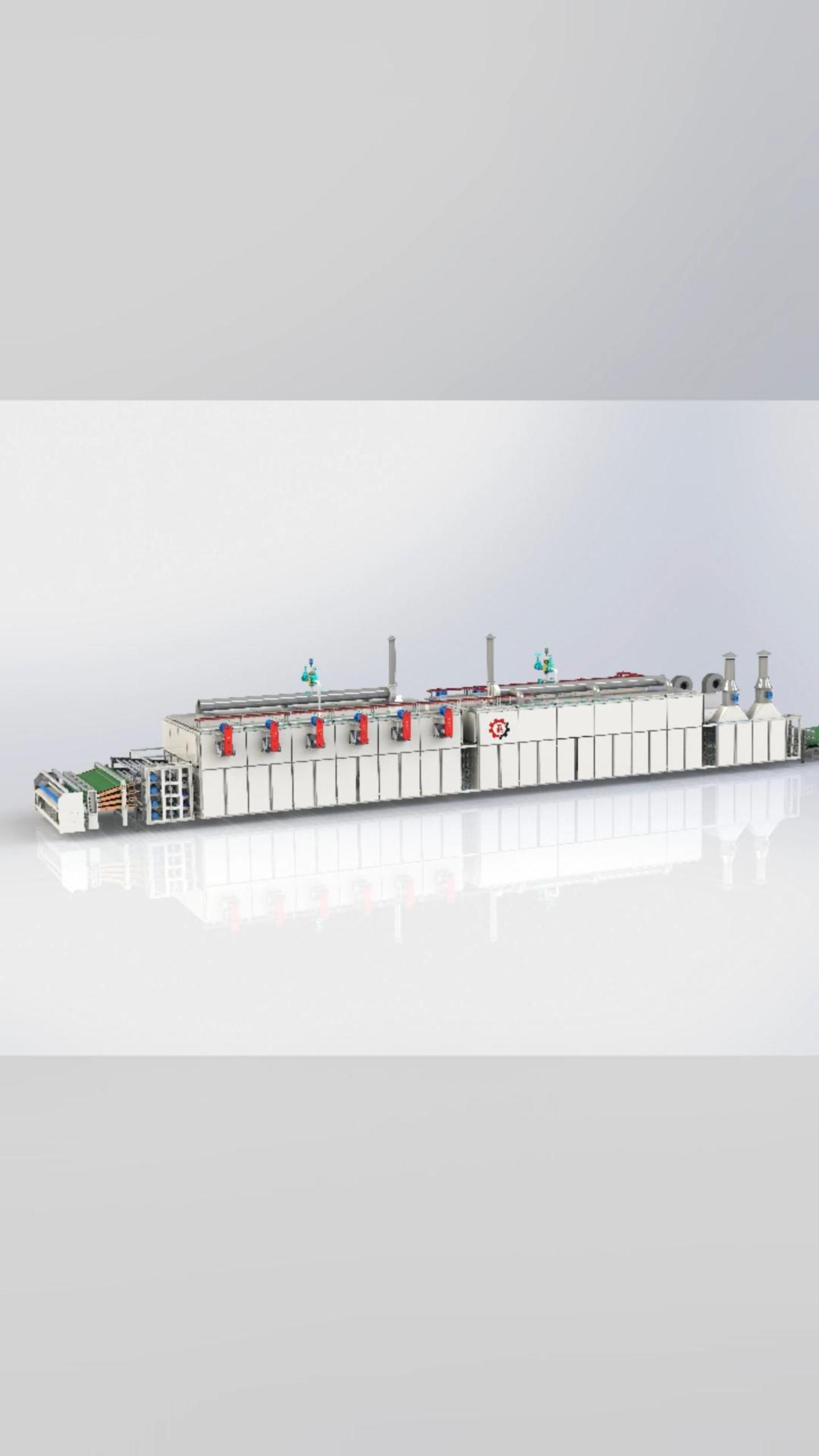 4层4.7米单板棍筒干燥机，发货海外